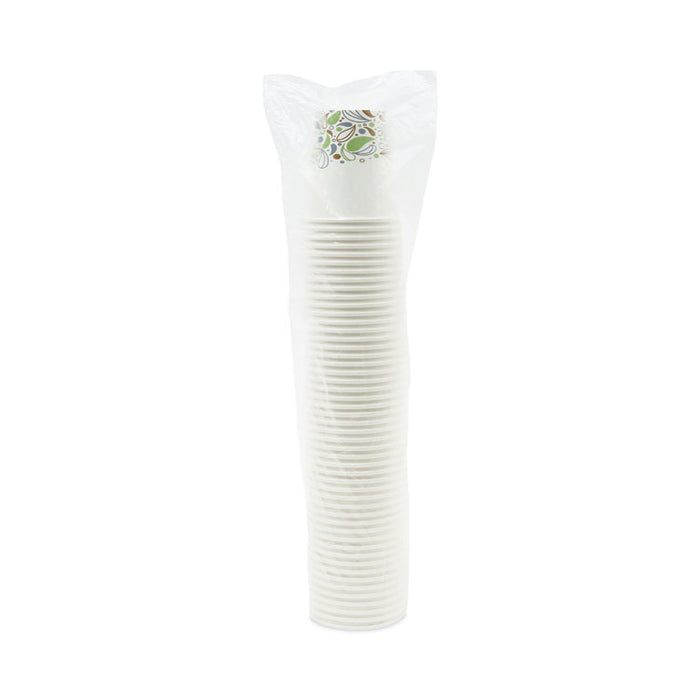 Deerfield Printed Paper Hot Cups, 10 oz, 50/Sleeve, 20 Sleeves/Carton