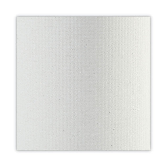 Hardwound Paper Towels, 1-Ply, 8" x 600 ft, White, 2" Core, 12 Rolls/Carton