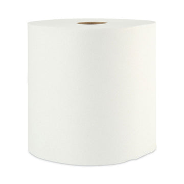 Boardwalk Xtra Roll Towels, 1-Ply, 8" x 800 ft, White, 6 Rolls/Carton