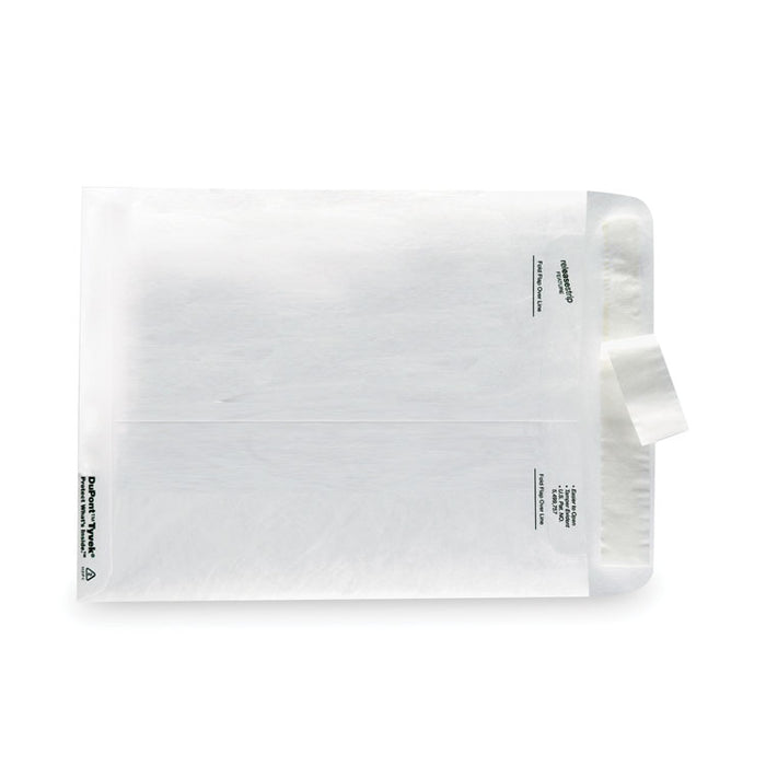 Lightweight 14 lb Tyvek Catalog Mailers, #10 1/2, Square Flap, Redi-Strip Adhesive Closure, 9 x 12, White, 50/Box