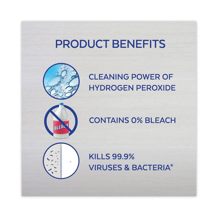 Toilet Bowl Cleaner with Hydrogen Peroxide, Ocean Fresh Scent, 24 oz Angle-Neck Bottle, 2/Pack