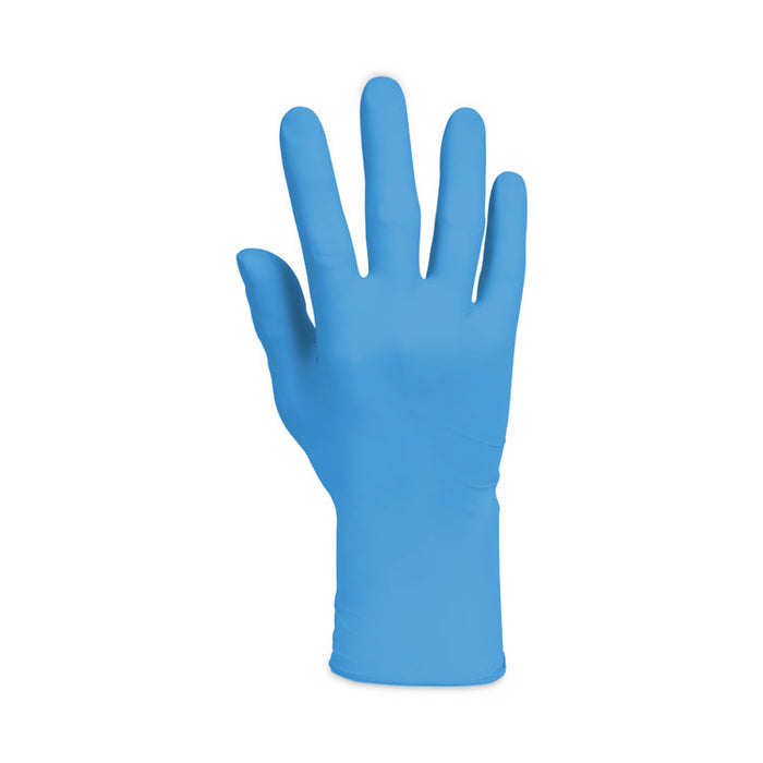 G10 2PRO Nitrile Gloves, Powder-Free, X-Large, 6 mil Thick, 9.5" Long, Blue, 90/Box