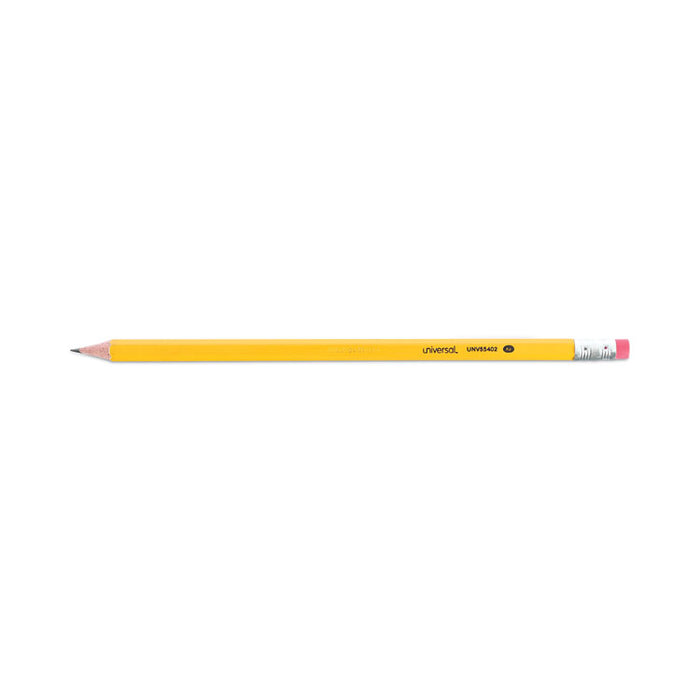 #2 Pre-Sharpened Woodcase Pencil, HB (#2), Black Lead, Yellow Barrel, 72/Pack