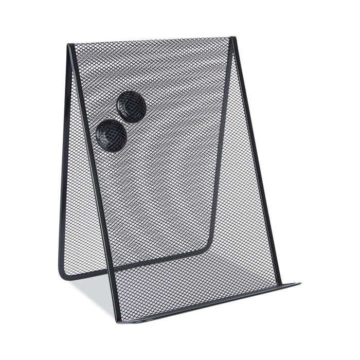 Metal Mesh Document Holder, Holds Up to 35 Letter Size Sheets, Metal, Black