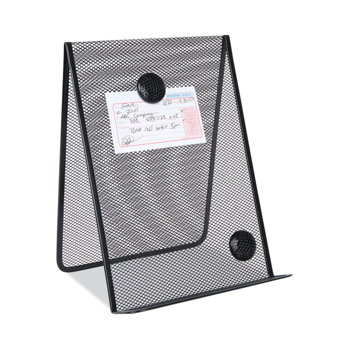 Metal Mesh Document Holder, Holds Up to 35 Letter Size Sheets, Metal, Black