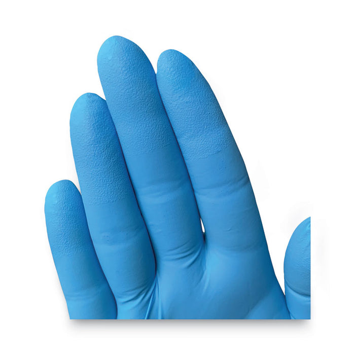 G10 2PRO Nitrile Gloves, Powder-Free, Large, 6 mil Thick, 9.5" Long, Blue, 100/Box