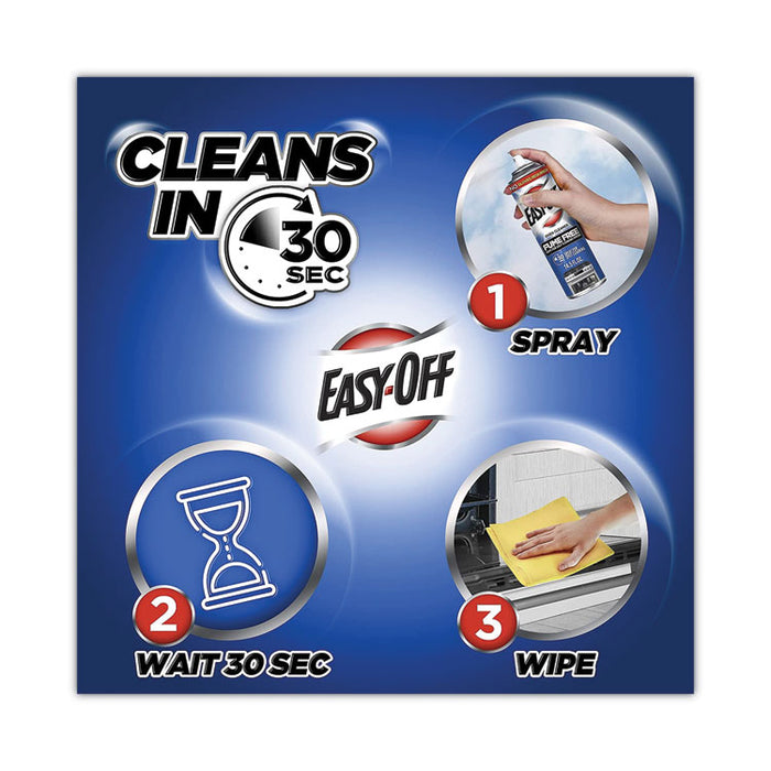 Fume-Free Oven Cleaner, 14.5 oz Aerosol Spray, 12/Carton