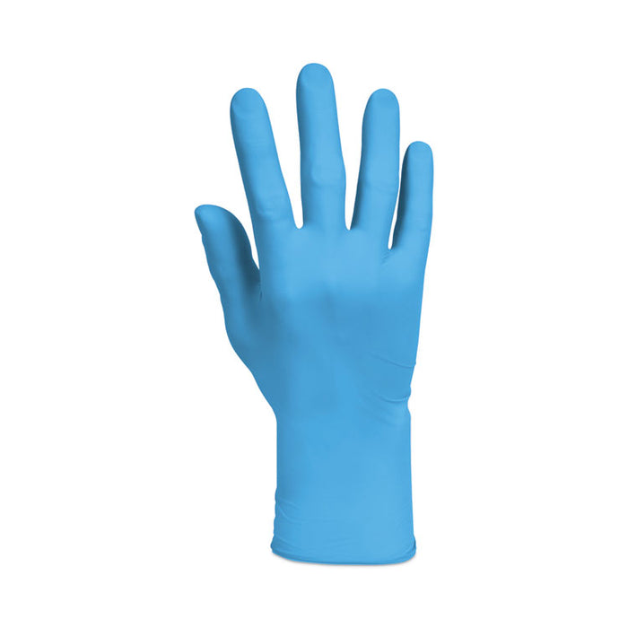 G10 Flex Blue Nitrile Gloves, Powder-Free, Small, 3 mil Thick, 9.5" Long, Blue, 100/Box, 10 Boxes/Carton