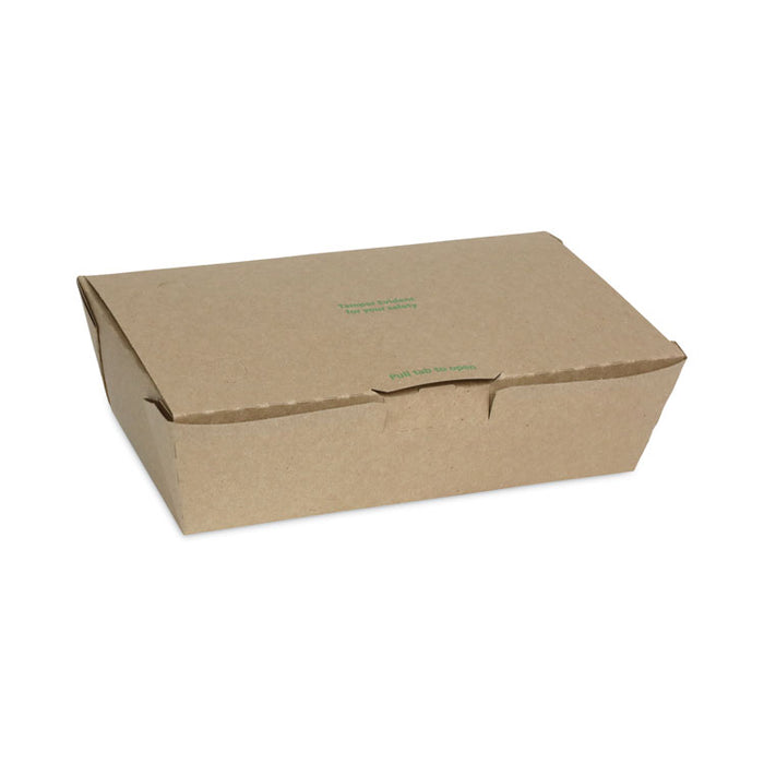 EarthChoice Tamper Evident OneBox Paper Box, 9.9 x 5.9 x 2.8, Brown, 162/Carton