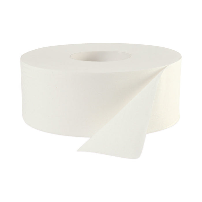 JRT Jumbo Roll Bathroom Tissue, Septic Safe, 2-Ply, 3.3" x 1,000 ft, White, 12 Rolls/Carton