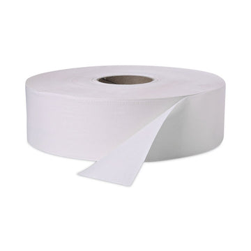Jumbo Roll Bath Tissue, Septic Safe, 2-Ply, 3.4" x 1,000 ft, White, 12 Rolls/Carton