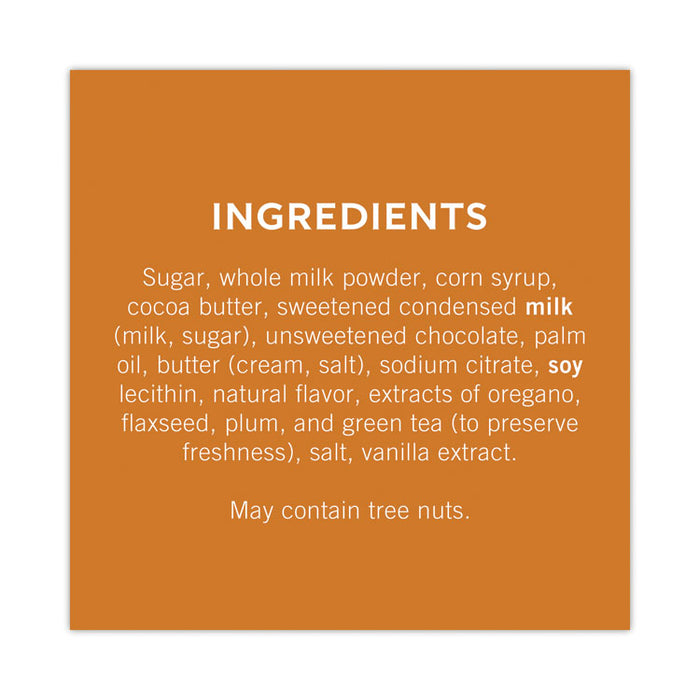 Milk Chocolate and Caramel Chocolate Squares, 15.96 oz Bag