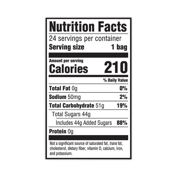 Chewy Candy, Assorted, 2 oz Bags, 24/Pack