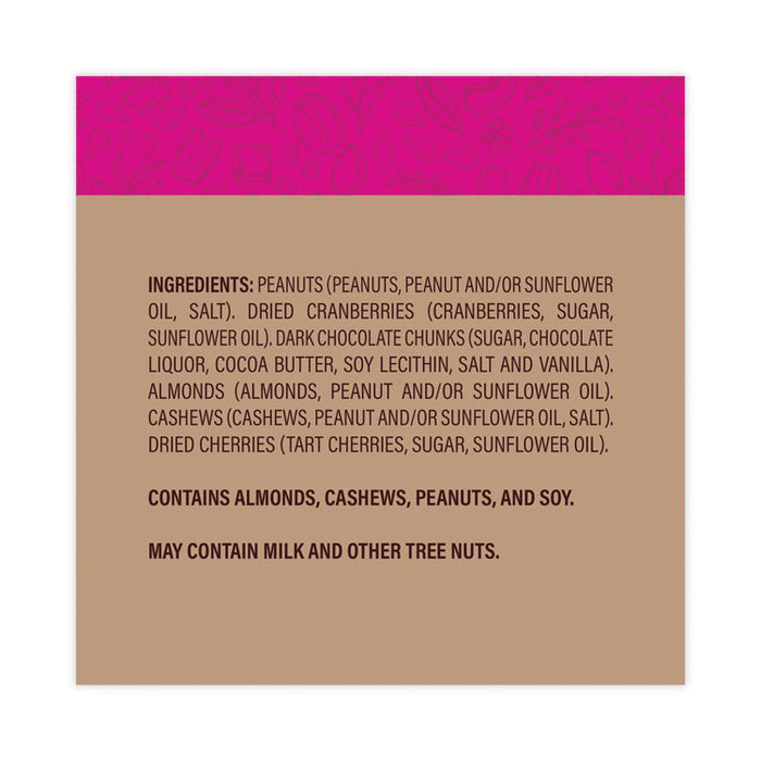 Wholesome Medley Trail Mix, 1.5 oz Bag, 16 Bags/Carton