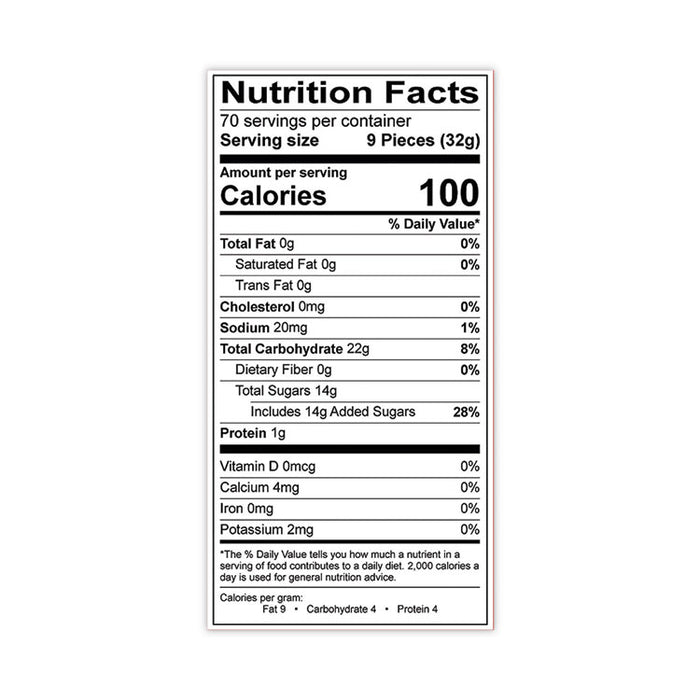 Gummi Bears, 5 lb Pouch, Assorted