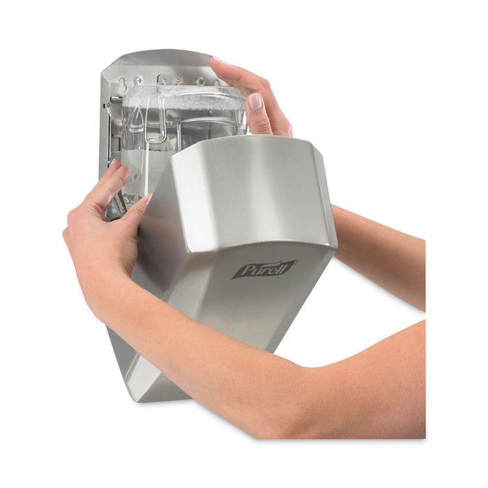 LTX Behavioral Health Dispenser, 1,200 mL, 6.54 x 4.1 x 11.22, Stainless Steel