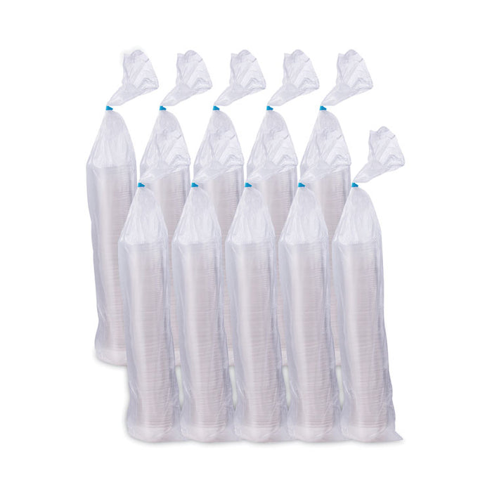 Single Compartment Cup Insert, 3.5 oz, Plastic, Clear, 1,000/Carton
