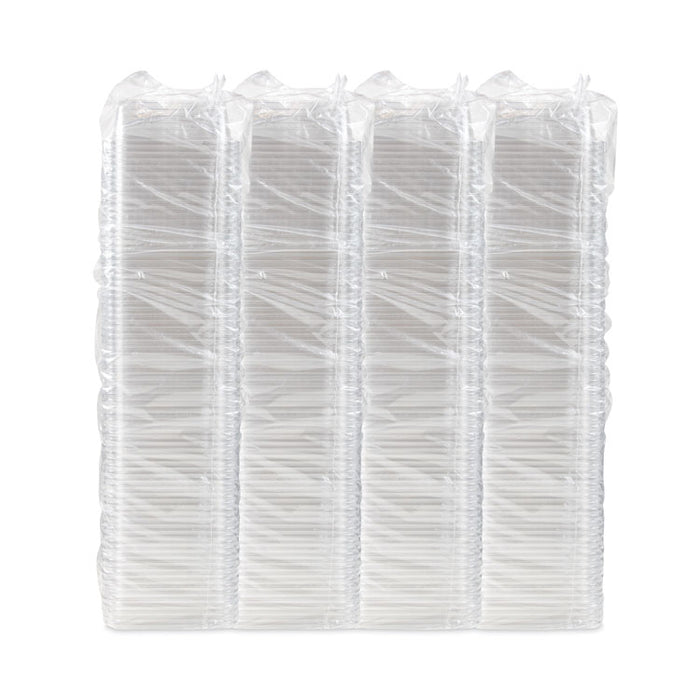 TamperGuard Snack Boxes, 24 oz, 6.3 x 6.3 x 2.1, Clear, Plastic, 300/Carton