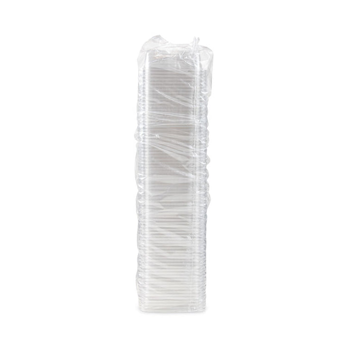 TamperGuard Snack Boxes, 24 oz, 6.3 x 6.3 x 2.1, Clear, Plastic, 300/Carton