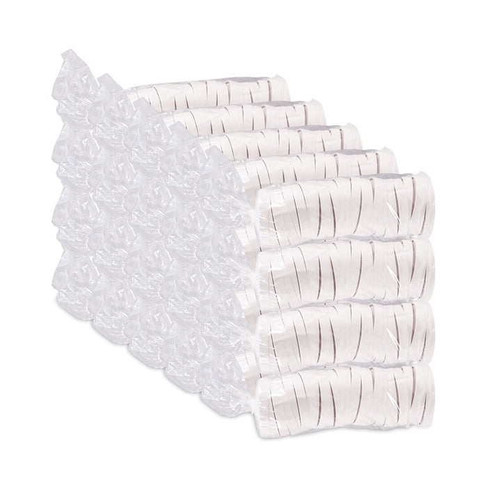 Spiral-Wound Paper Hot Cup Lids, Fits 16 oz Hot Cups, Paper, White, 25/Sleeve, 20 Sleeves/Carton