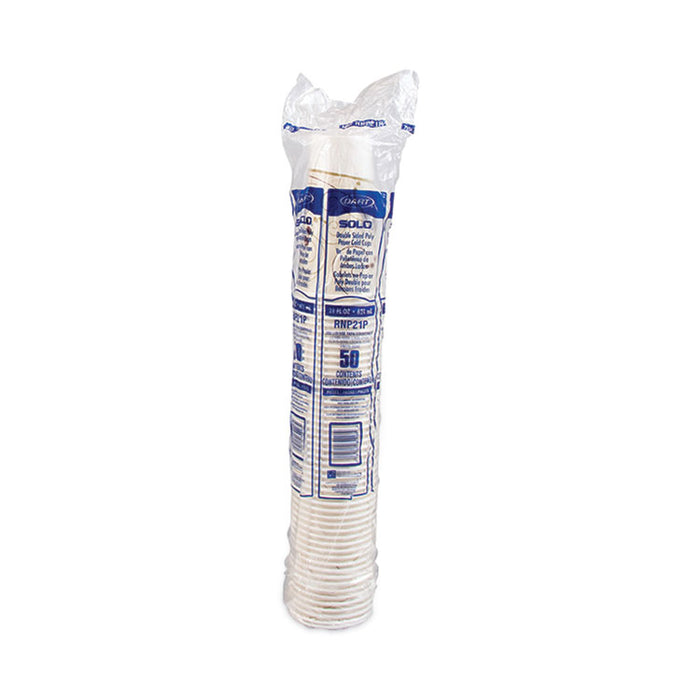 Double Sided Poly Paper Cold Cups, 21 oz, Symphony Design, 50/Pack, 20 Packs/Carton