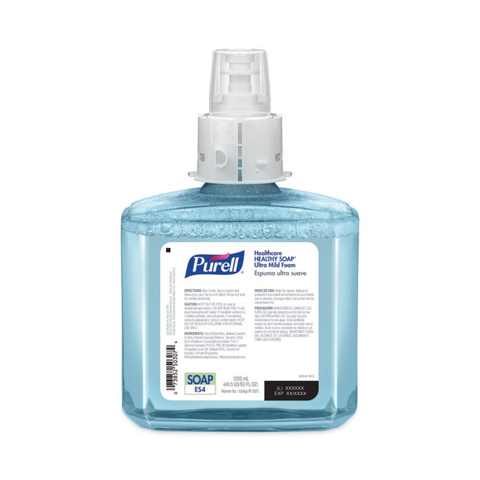 Healthcare HEALTHY SOAP Ultramild Foam Refill, For ES4 Dispensers, Clean and Fresh Scent, 1,200 mL, 2/Carton
