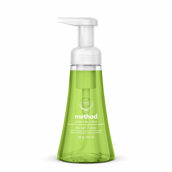 Foaming Hand Wash, Green Tea and Aloe Scent, 10 oz, 6/Carton