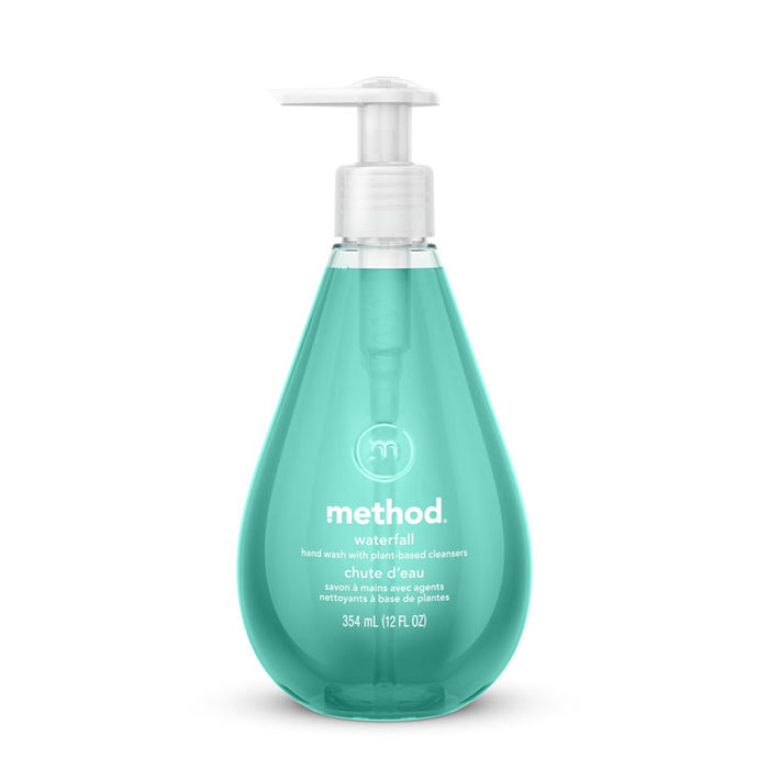 Gel Hand Wash, Waterfall Scent, 12 oz
