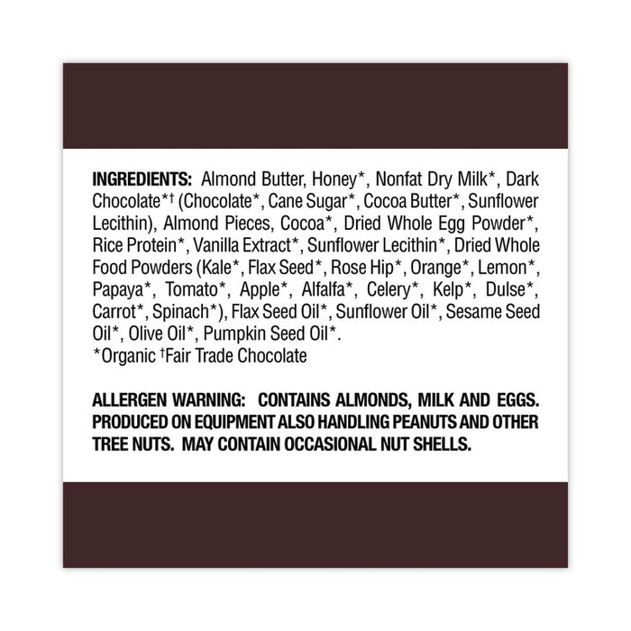 Refrigerated Protein Bar, Dark Chocolate Almond, 2.2 oz Bar, 16/Carton