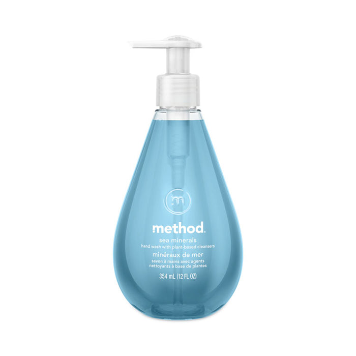 Gel Hand Wash, Sea Minerals Scent, 12 oz