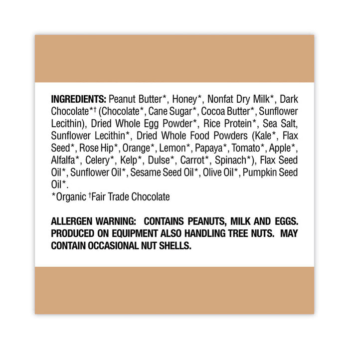 Refrigerated Protein Bar, Dark Chocolate Peanut Butter with Sea Salt, 2.3 oz Bar, 16/Carton