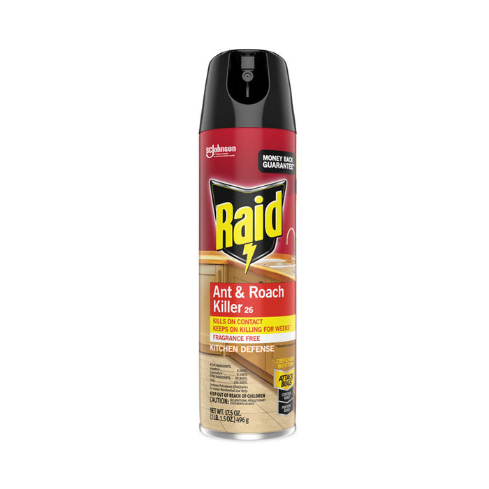 Ant and Roach Killer, 17.5 oz Aerosol Spray, Fragrance-Free