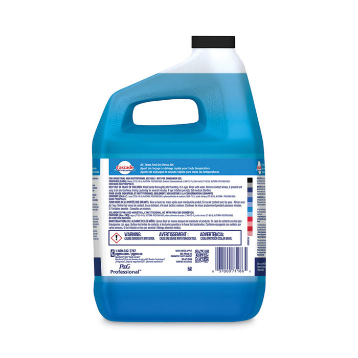 Fast Dry All-Temp Rinse Aid, 1 gal Bottle, 2/Carton