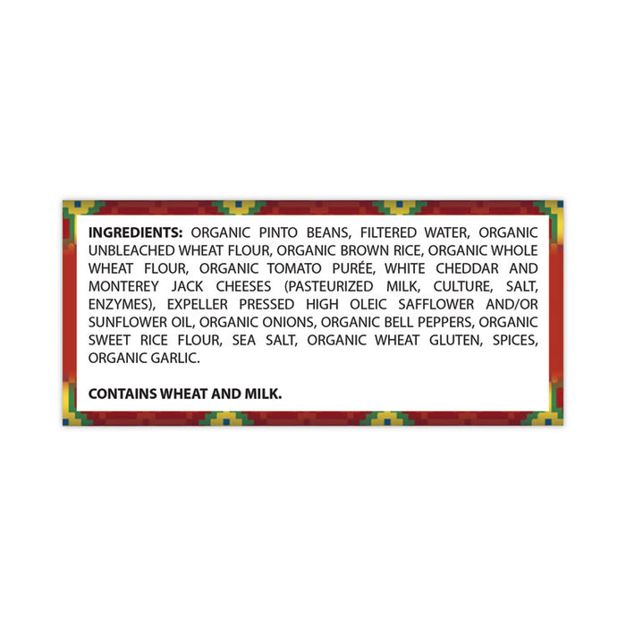 Cheddar Cheese, Bean and Rice Burrito, 6 oz Pouch, 4/Carton
