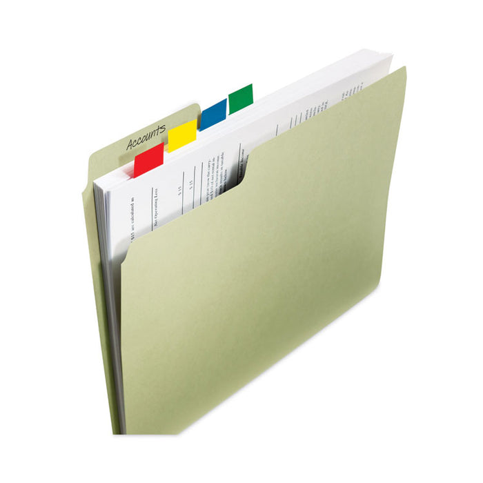 Page Flags in Desk Grip Dispenser, 1 x 1.75, Blue, 200/Dispenser