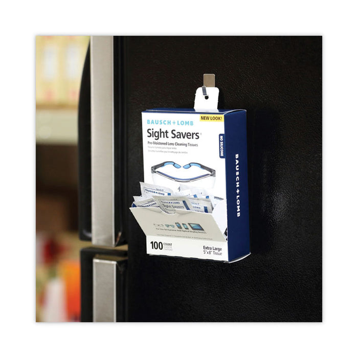 Sight Savers Premoistened Lens Cleaning Tissues, 8" x 5", 100/Box