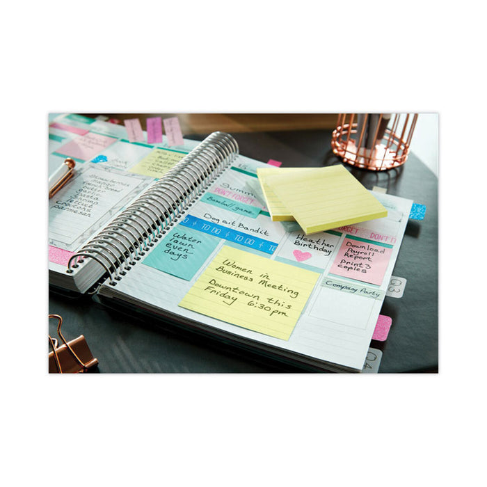 Original Pads in Canary Yellow, Note Ruled, 3" x 5", 100 Sheets/Pad, 12 Pads/Pack