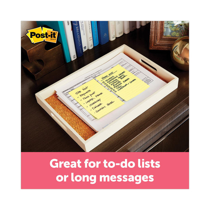 Original Pads in Canary Yellow, Note Ruled, 4" x 6", 100 Sheets/Pad, 12 Pads/Pack