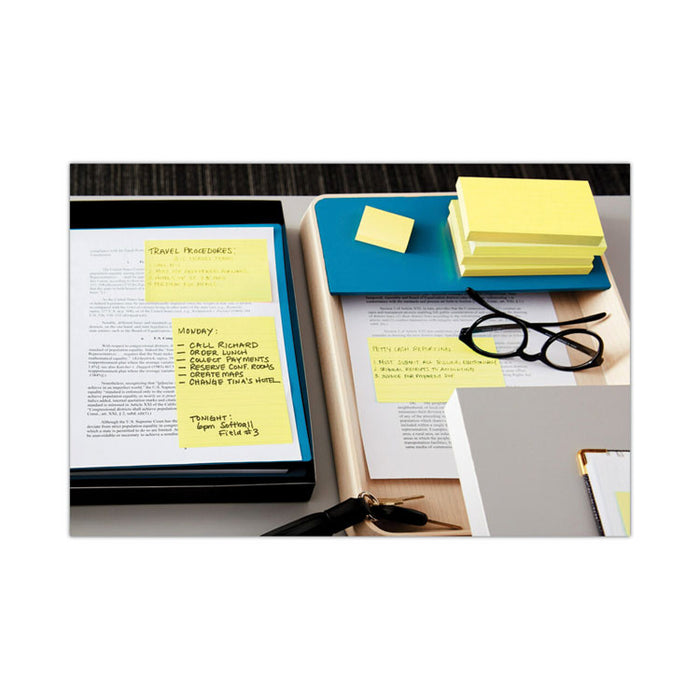 Original Pads in Beachside Cafe Collection Colors, Note Ruled, 4" x 6", 100 Sheets/Pad, 5 Pads/Pack