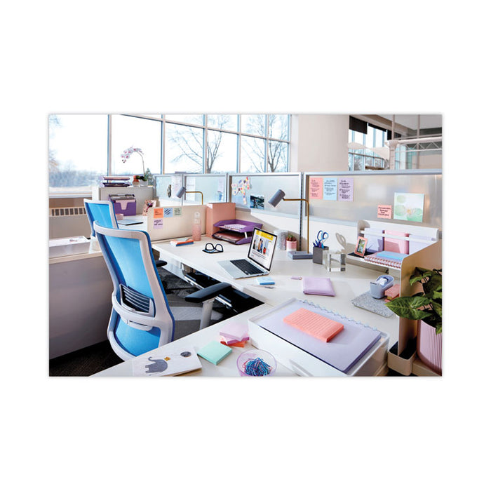 Recycled Notes in Wanderlust Pastel Collection Colors, Cabinet Pack, 3" x 3", 70 Sheets/Pad, 24 Pads/Pack
