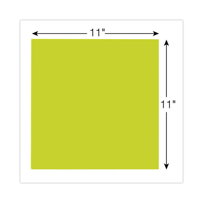 Big Notes, Unruled, (30) Green 11 x 11 Sheets