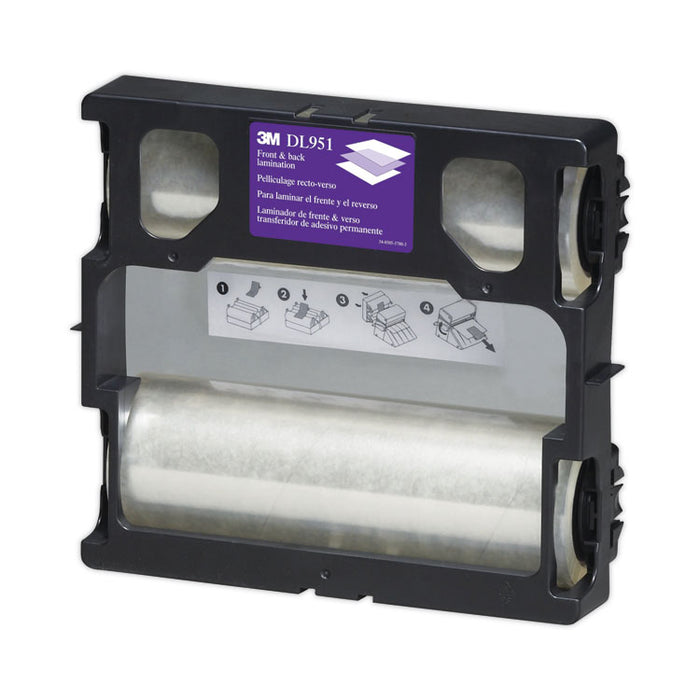Refill for LS950 Heat-Free Laminating Machines, 5.6 mil, 8.5" x 100 ft, Gloss Clear