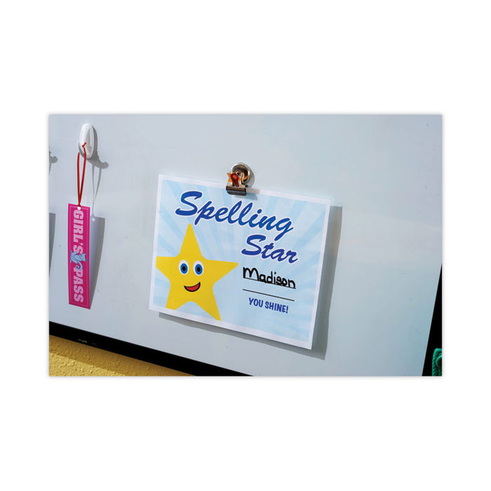 Self-Sealing Laminating Pouches, 12.5 mil, 2.81" x 4.5", Gloss Clear, 5/Pack