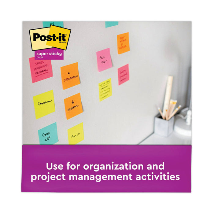 Pop-up 3 x 3 Note Refill, 3" x 3", Energy Boost Collection Colors, 90 Sheets/Pad, 10 Pads/Pack