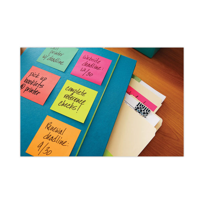 Original Pop-up Refill Value Pack, 3 x 3, (8) Poptimistic Collection Colors, (4) Canary Yellow, 100 Sheets/Pad, 12 Pads/Pack