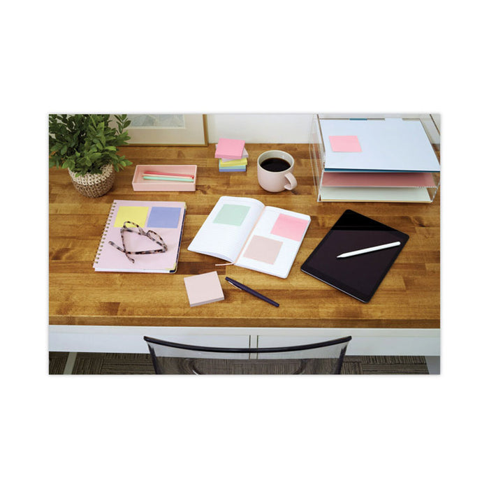Original Pop-up Refill Value Pack, 3" x 3", Beachside Cafe Collection Colors, 100 Sheets/Pad, 12 Pads/Pack