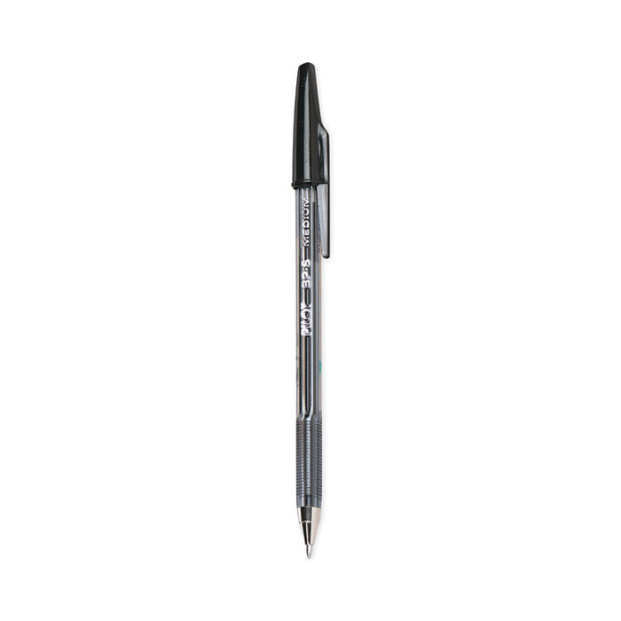 Better Ballpoint Pen, Stick, Medium 1 mm, Black Ink, Smoke Barrel, Dozen