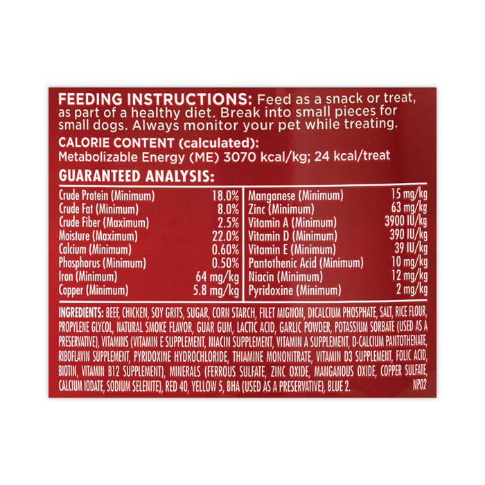Soft and Chewy Beef Dog Treats, 2 lb, 5 oz Tub
