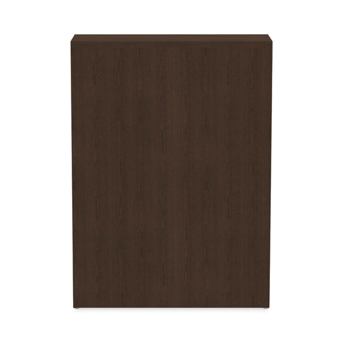 Alera Valencia Series Bookcase, Three-Shelf, 31.75w x 14d x 39.38h, Espresso