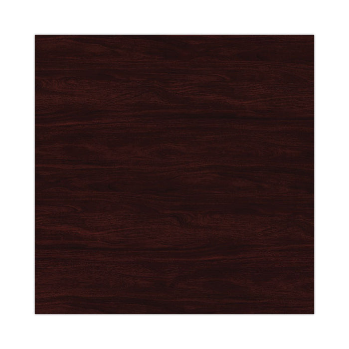 Alera Valencia Series Bookcase, Three-Shelf, 31.75w x 14d x 39.38h, Mahogany